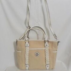 Giani Bernini Braided Medium Canvas Tote